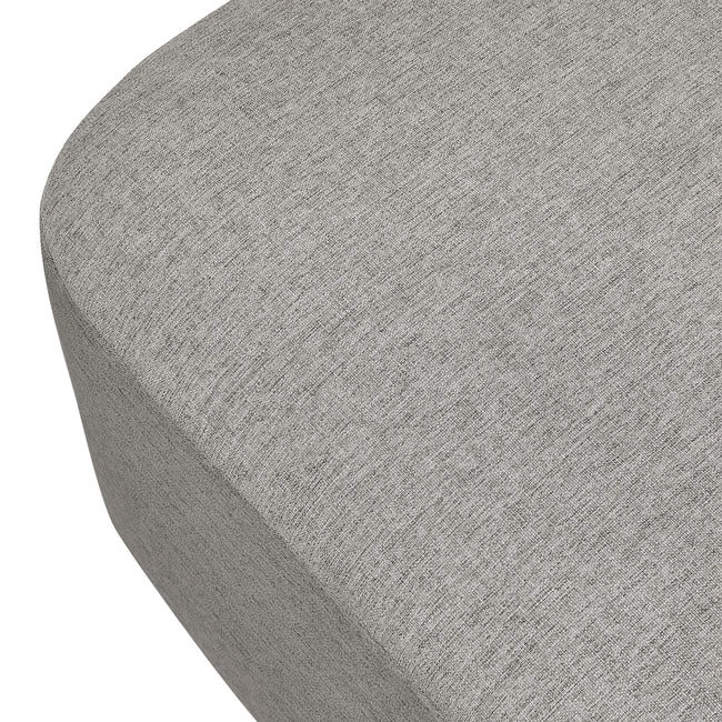 M26385PGEWLB,Babyletto,Kiwi Gliding Ottoman in Performance Grey Eco-Weave w/ Light Wood Base