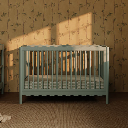 M27901LS,Babyletto,Swell 4-in-1 Convertible Crib w/Toddler Conversion Kit in Light Sage