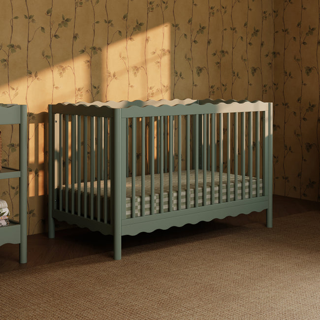 M27901LS,Babyletto,Swell 4-in-1 Convertible Crib w/Toddler Conversion Kit in Light Sage