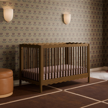 M27901NL,Babyletto,Swell 4-in-1 Convertible Crib w/Toddler Conversion Kit in Natural Walnut
