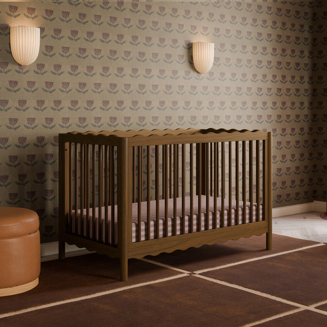 M27901NL,Babyletto,Swell 4-in-1 Convertible Crib w/Toddler Conversion Kit in Natural Walnut