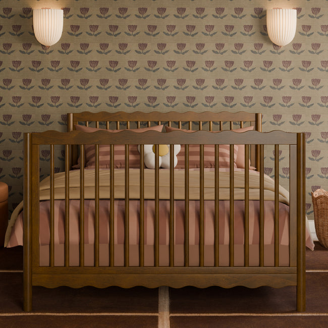 M27901NL,Babyletto,Swell 4-in-1 Convertible Crib w/Toddler Conversion Kit in Natural Walnut