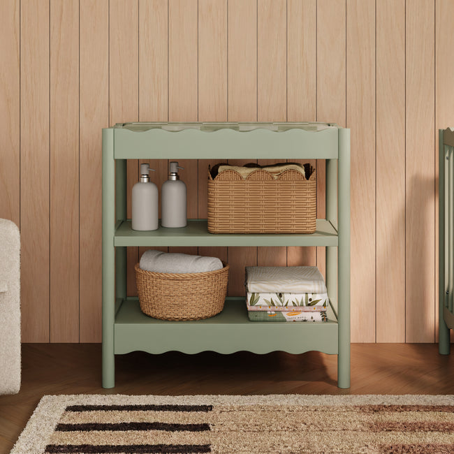 M27902LS,Babyletto,Swell Changing Table in Light Sage