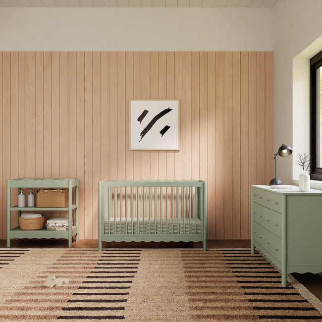 M27902LS,Babyletto,Swell Changing Table in Light Sage