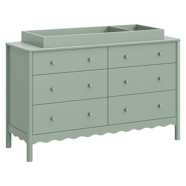 light green dresser Namesake Liberty 6 Drawer Kid's Stuff Superstore Our Richmond cabinet adds an immediate dose of contemporary luxe with a touch of industrial style thanks to its clean Vintage Sage Green Dresser with