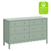 M27916LS,Babyletto,Swell 6-Drawer Assembled Dresser in Light Sage