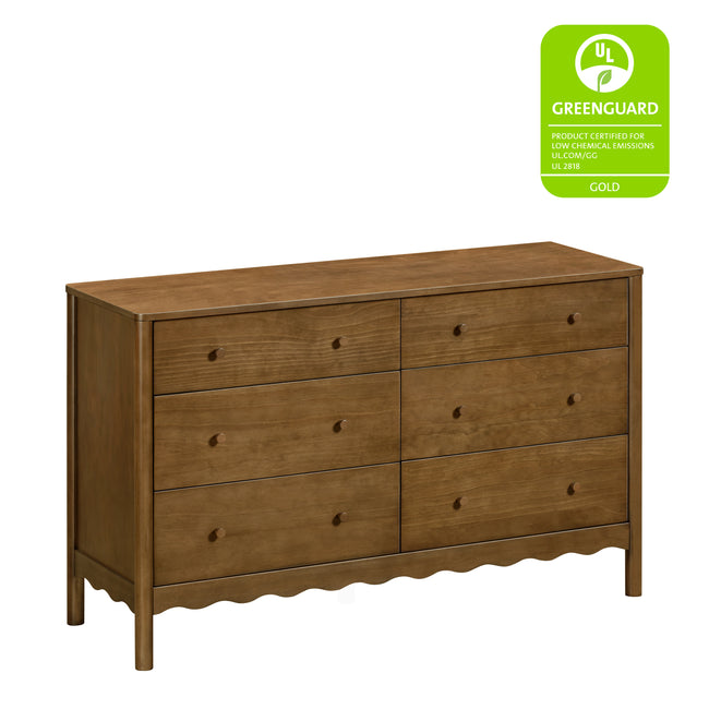 M27916NL,Babyletto,Swell 6-Drawer Assembled Dresser in Natural Walnut