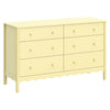 M27916PY,Babyletto,Swell 6-Drawer Assembled Dresser in Pale Yellow