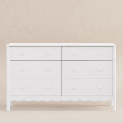 M27916W,Babyletto,Swell 6-Drawer Assembled Dresser in White