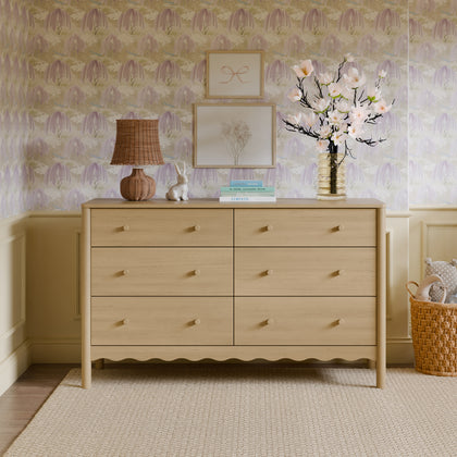 M27916WP,Babyletto,Swell 6-Drawer Assembled Dresser in Washed Pine