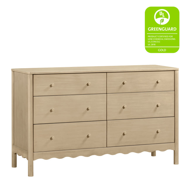 M27916WP,Babyletto,Swell 6-Drawer Assembled Dresser in Washed Pine