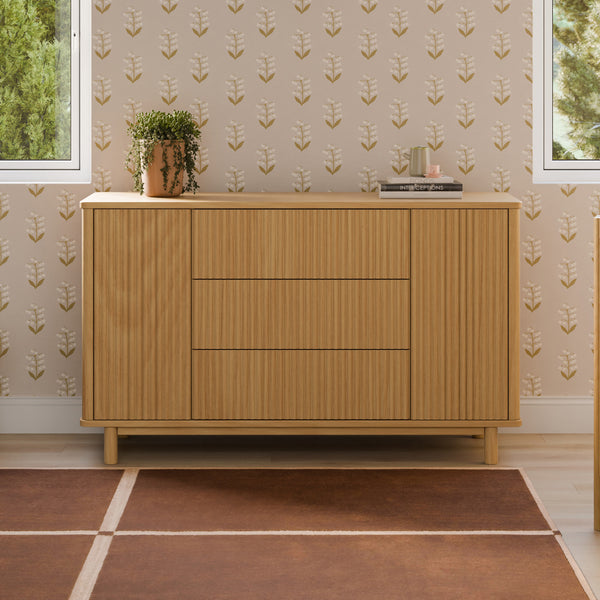 M29816HY,Babyletto,Pogo Tambour Assembled Dresser in Honey