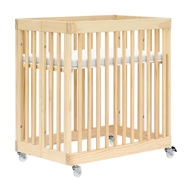 M29880BD,Babyletto,Pogo 8-in-1 Convertible Crib w/ Bassinet & Toddler Bed Kits in Blonde