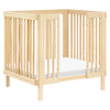 M29880BD,Babyletto,Pogo 8-in-1 Convertible Crib w/ Bassinet & Toddler Bed Kits in Blonde