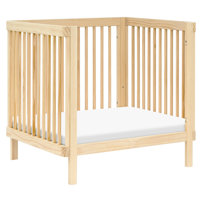M29880BD,Babyletto,Pogo 8-in-1 Convertible Crib w/ Bassinet & Toddler Bed Kits in Blonde