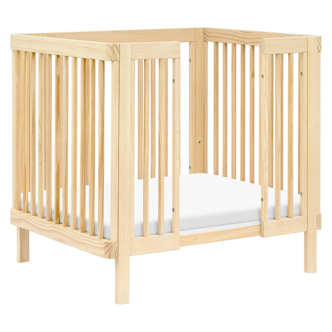 M29880BD,Babyletto,Pogo 8-in-1 Convertible Crib w/ Bassinet & Toddler Bed Kits in Blonde