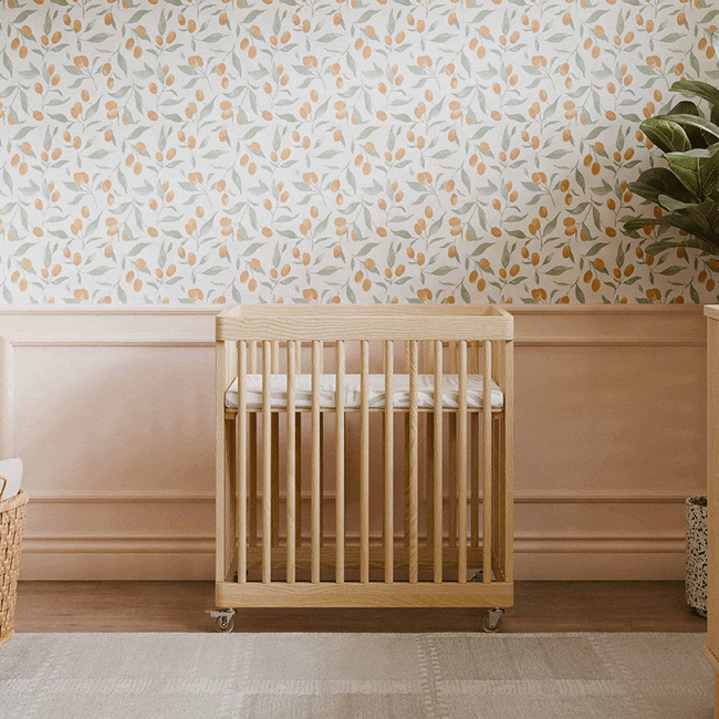 M29880BD,Babyletto,Pogo 8-in-1 Convertible Crib w/All-Stages Conversion Kits in Blonde