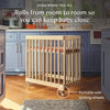 M29880BD,Babyletto,Pogo 8-in-1 Convertible Crib w/ Bassinet & Toddler Bed Kits in Blonde