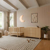 M29880BD,Babyletto,Pogo 8-in-1 Convertible Crib w/ Bassinet & Toddler Bed Kits in Blonde