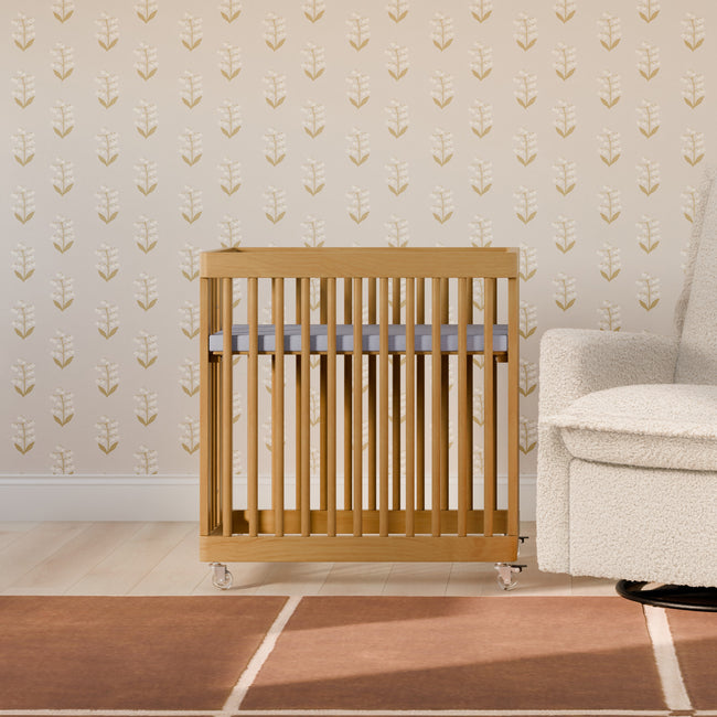 M29880HY,Babyletto,Pogo 8-in-1 Convertible Crib w/All-Stages Conversion Kits in Honey