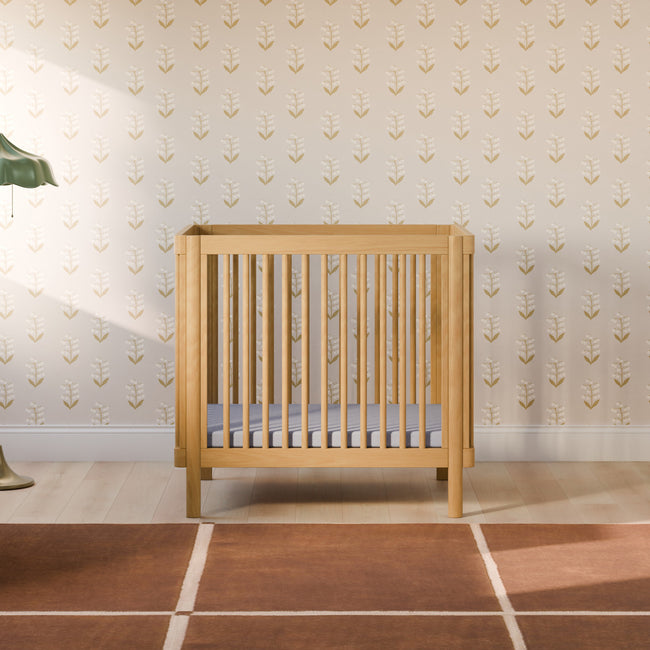 M29880HY,Babyletto,Pogo 8-in-1 Convertible Crib w/All-Stages Conversion Kits in Honey