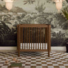 M29880NL,Babyletto,Pogo 8-in-1 Convertible Crib w/ Bassinet & Toddler Bed Kits in Natural Walnut