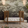 M29880NL,Babyletto,Pogo 8-in-1 Convertible Crib w/ Bassinet & Toddler Bed Kits in Natural Walnut