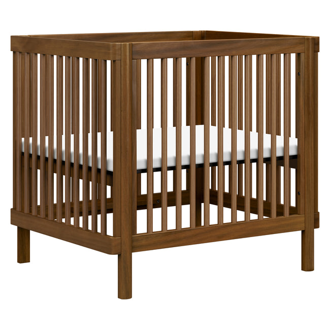 M29880NL,Babyletto,Pogo 8-in-1 Convertible Crib w/ Bassinet & Toddler Bed Kits in Natural Walnut