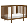 M29880NL,Babyletto,Pogo 8-in-1 Convertible Crib w/ Bassinet & Toddler Bed Kits in Natural Walnut