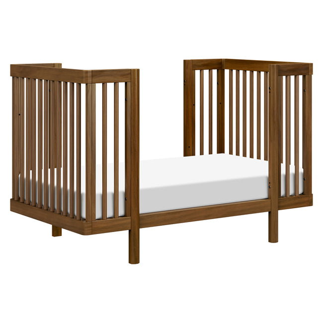 M29880NL,Babyletto,Pogo 8-in-1 Convertible Crib w/ Bassinet & Toddler Bed Kits in Natural Walnut
