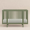 M29880OL,Babyletto,Pogo 8-in-1 Convertible Crib w/ Bassinet & Toddler Bed Kits in Olive