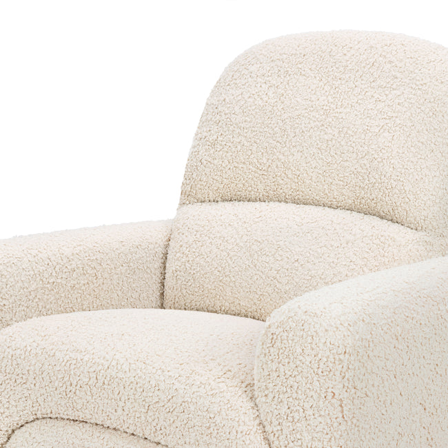 M30087AT,Babyletto,Rainbow Recliner and Swivel Glider in Almond Teddy Loop