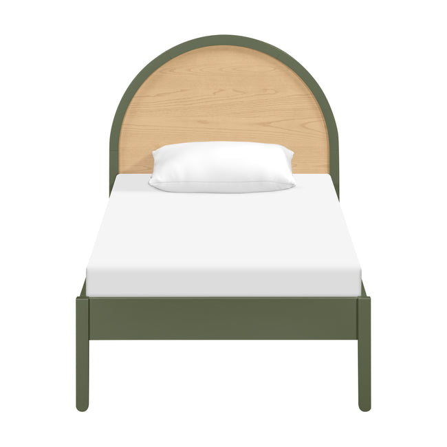 M30269OLSH,Babyletto Kids,Moab Twin Bed in Olive/Ash