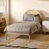 M30269TPESH,Babyletto Kids,Moab Twin Bed in Taupe/Ash