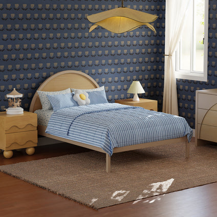 M30296TPESH,Babyletto Kids,Moab Full Bed in Taupe/Ash