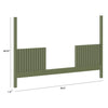 M30299OL,Babyletto,Moab Toddler Bed Conversion Kit in Olive