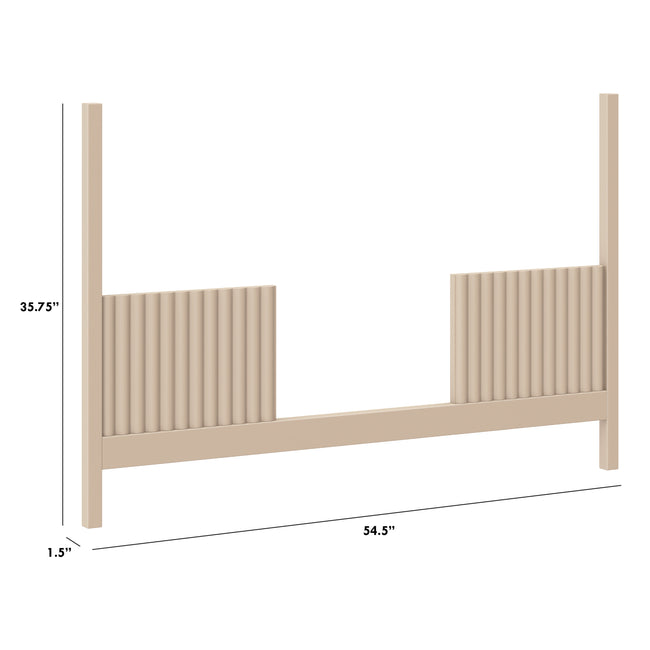 M30299TPE,Babyletto,Moab Toddler Bed Conversion Kit in Taupe