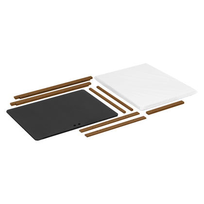M30879NL,Babyletto,Rolli Midi Conversion Kit in Natural Walnut