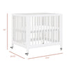 M30879W,Babyletto,Rolli Midi Conversion Kit in White