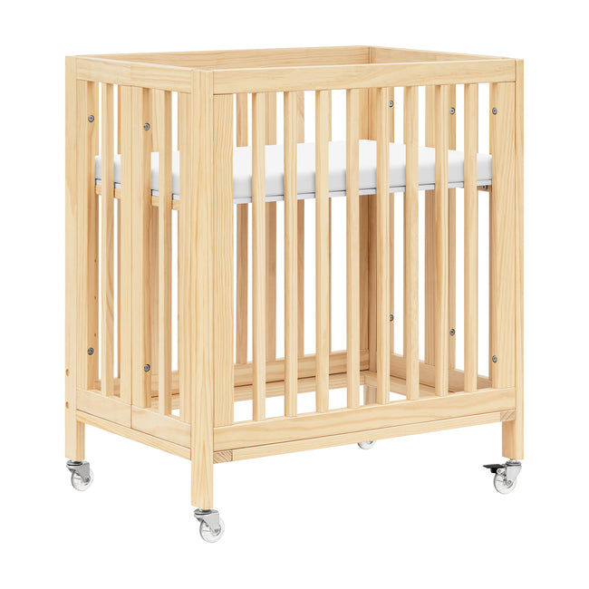 M30880BD,Babyletto,Rolli 9-in-1 Convertible All-Stages® Crib w/ Bassinet & Toddler Bed Kits in Blonde
