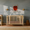 M30880BD,Babyletto,Rolli 9-in-1 Convertible All-Stages® Crib w/ Bassinet & Toddler Bed Kits in Blonde