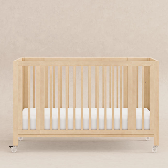 M30880BD,Babyletto,Rolli 9-in-1 Convertible All-Stages® Crib w/ Bassinet & Toddler Bed Kits in Blonde