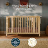 M30880BD,Babyletto,Rolli 9-in-1 Convertible All-Stages® Crib w/ Bassinet & Toddler Bed Kits in Blonde