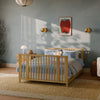 M30880BD,Babyletto,Rolli 9-in-1 Convertible All-Stages® Crib w/ Bassinet & Toddler Bed Kits in Blonde