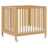 M30880HY,Babyletto,Rolli 9-in-1 Convertible All-Stages® Crib w/ Bassinet & Toddler Bed Kits in Honey