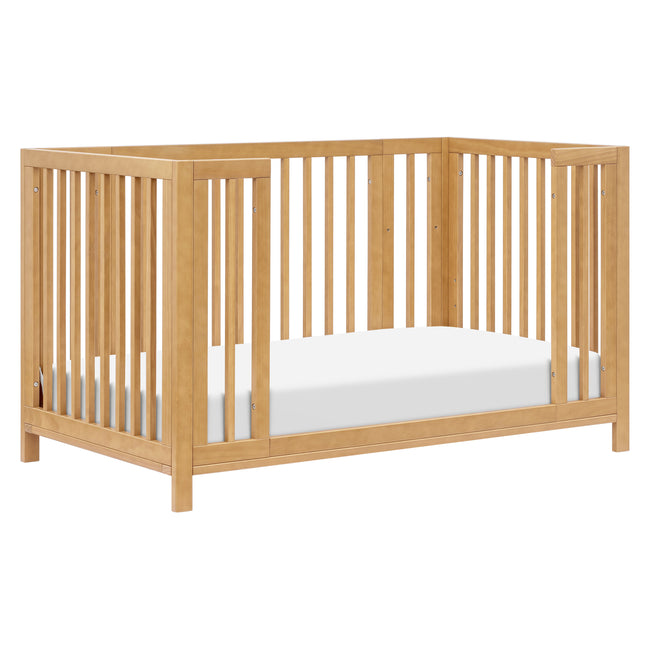 M30880HY,Babyletto,Rolli 9-in-1 Convertible All-Stages® Crib w/ Bassinet & Toddler Bed Kits in Honey
