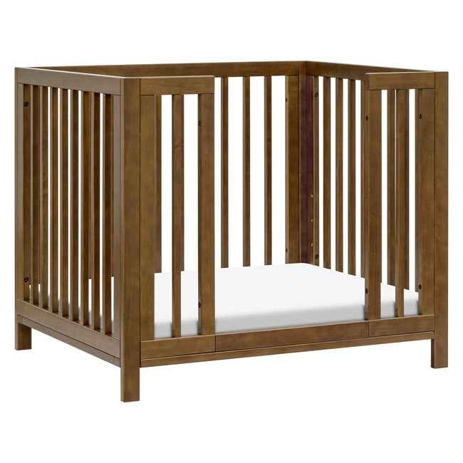 M30880NL,Babyletto,Rolli 9-in-1 Convertible All-Stages® Crib w/ Bassinet & Toddler Bed Kits in Natural Walnut