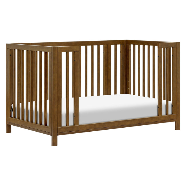 M30880NL,Babyletto,Rolli 9-in-1 Convertible All-Stages® Crib w/ Bassinet & Toddler Bed Kits in Natural Walnut