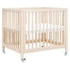 M30880NX,Babyletto,Rolli 9-in-1 Convertible All-Stages® Crib w/ Bassinet & Toddler Bed Kits in Washed Natural