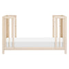 M30880NX,Babyletto,Rolli 9-in-1 Convertible All-Stages® Crib w/ Bassinet & Toddler Bed Kits in Washed Natural
